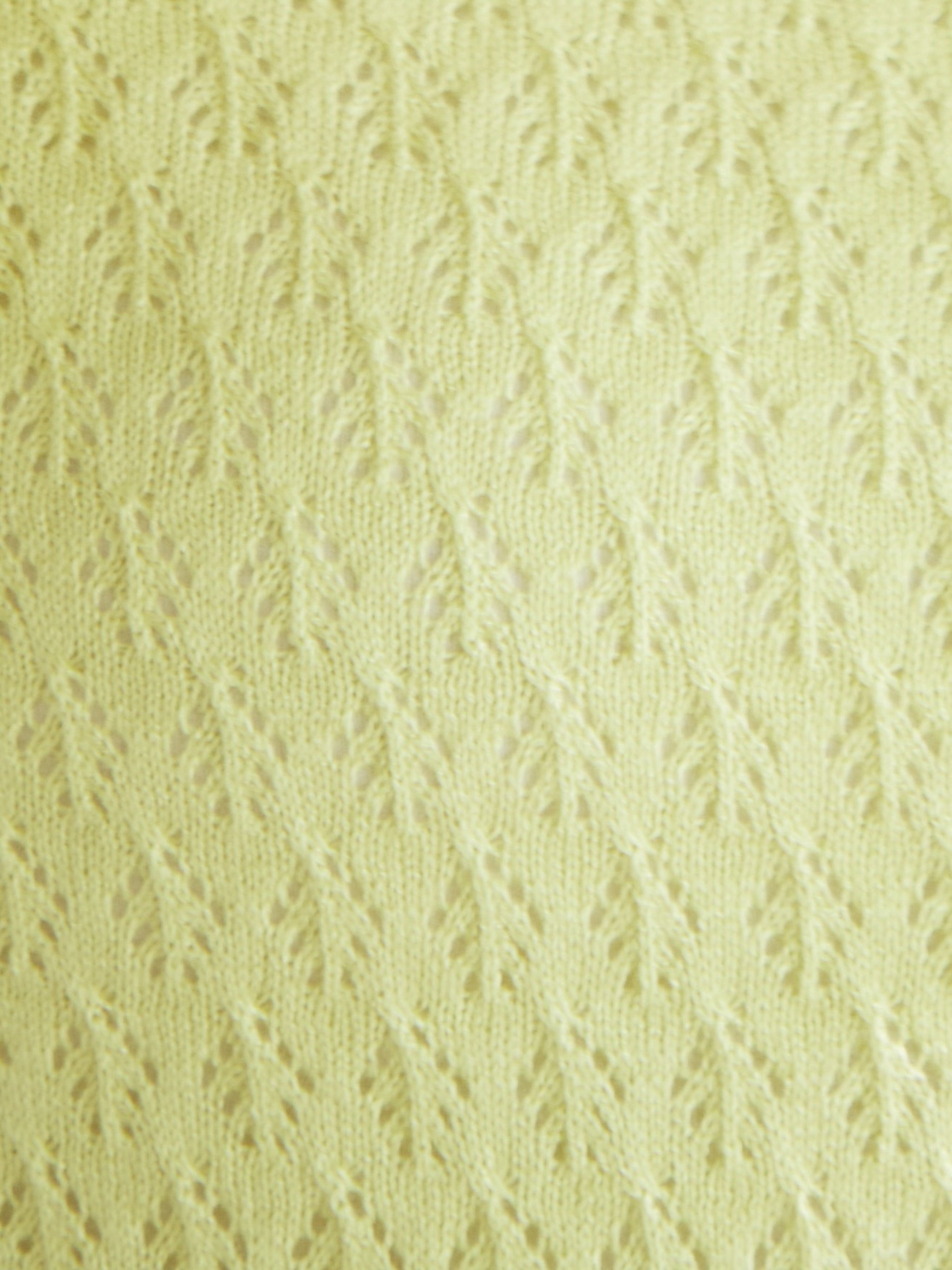 Lacy flare sleeve knit