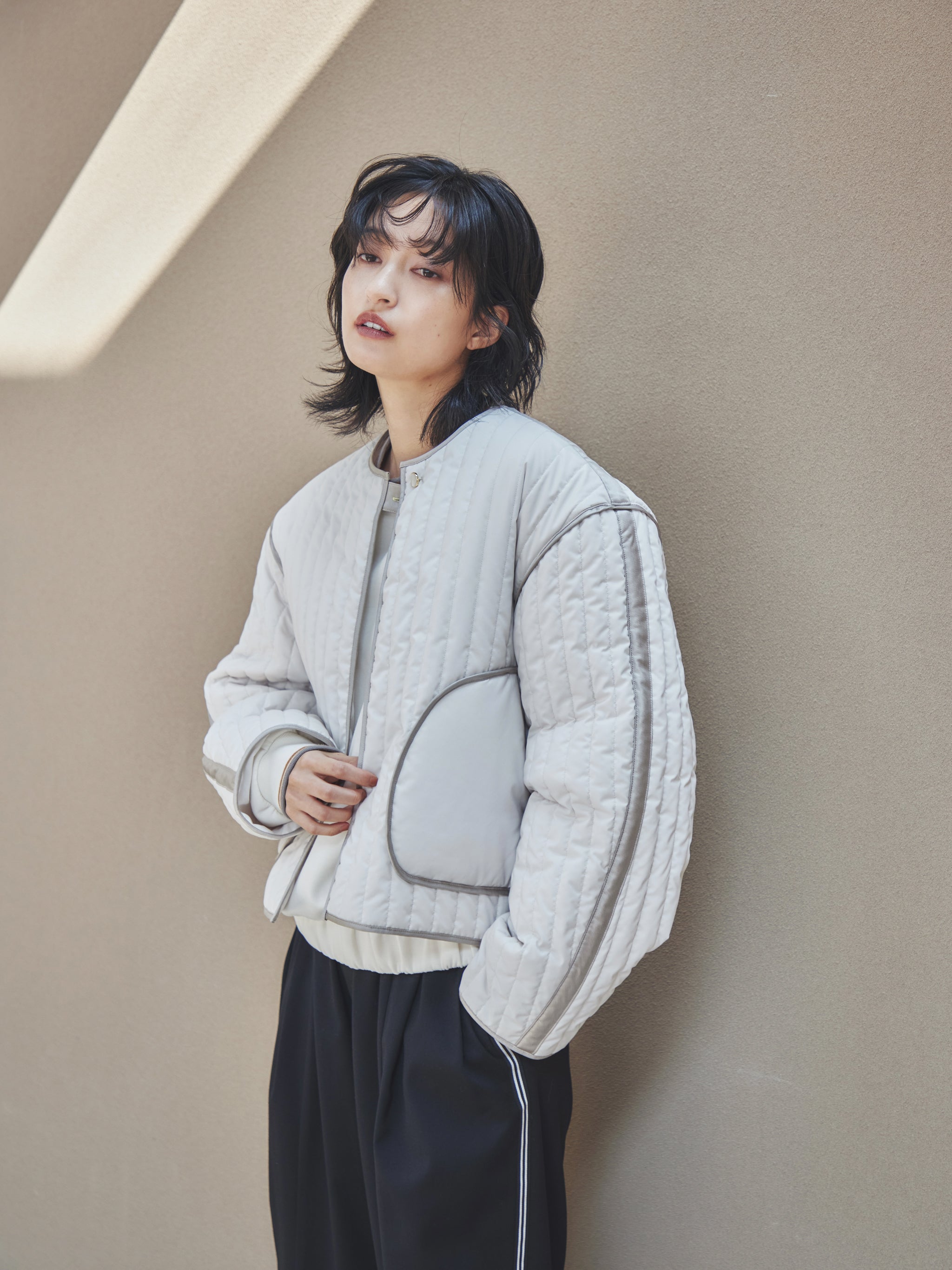 Quilting blouson