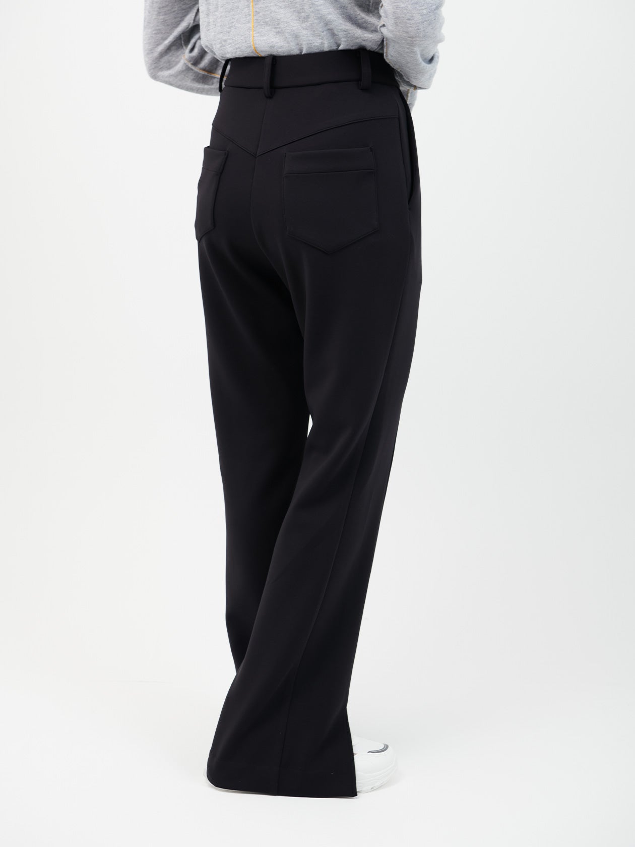 Slit flare pants