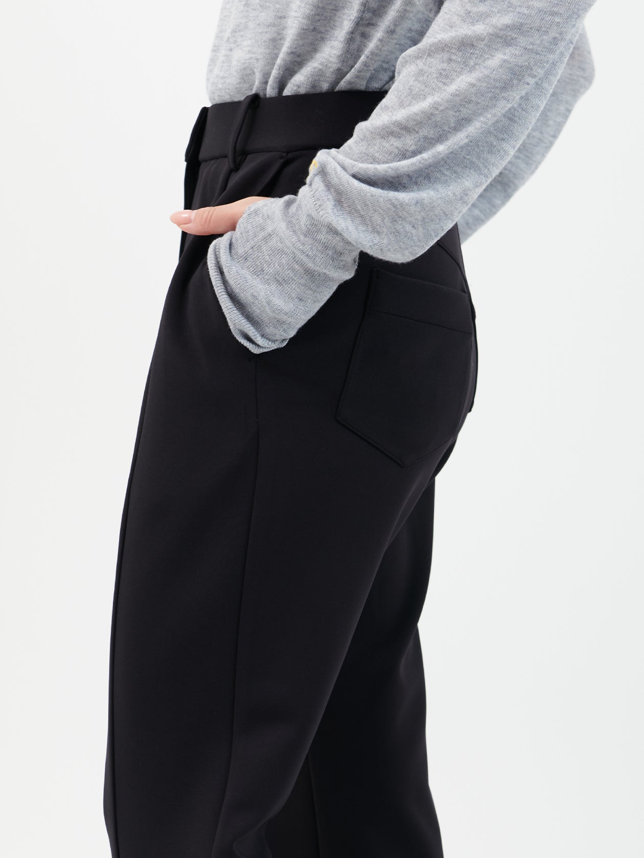 Slit flare pants