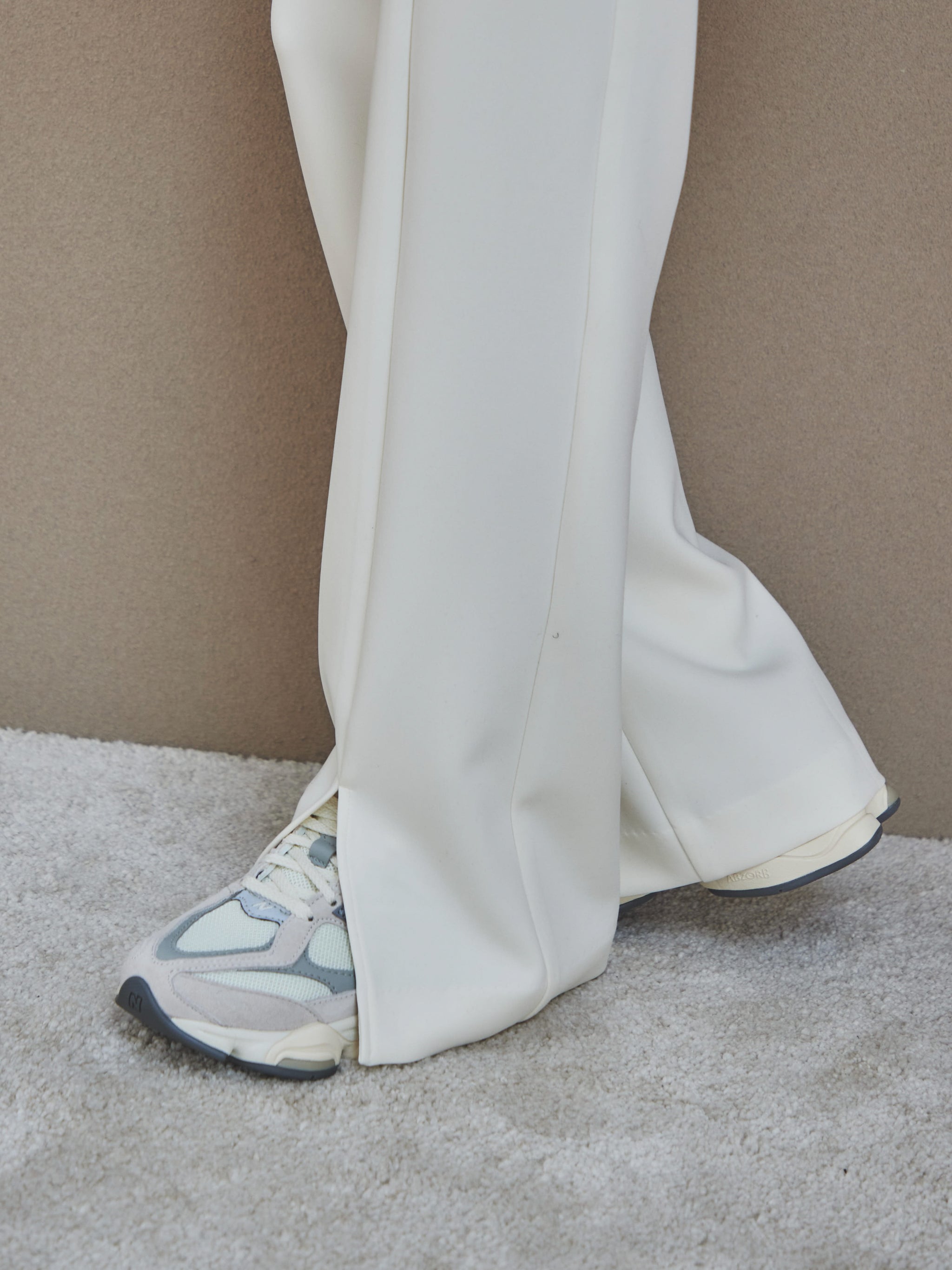 Slit flare pants
