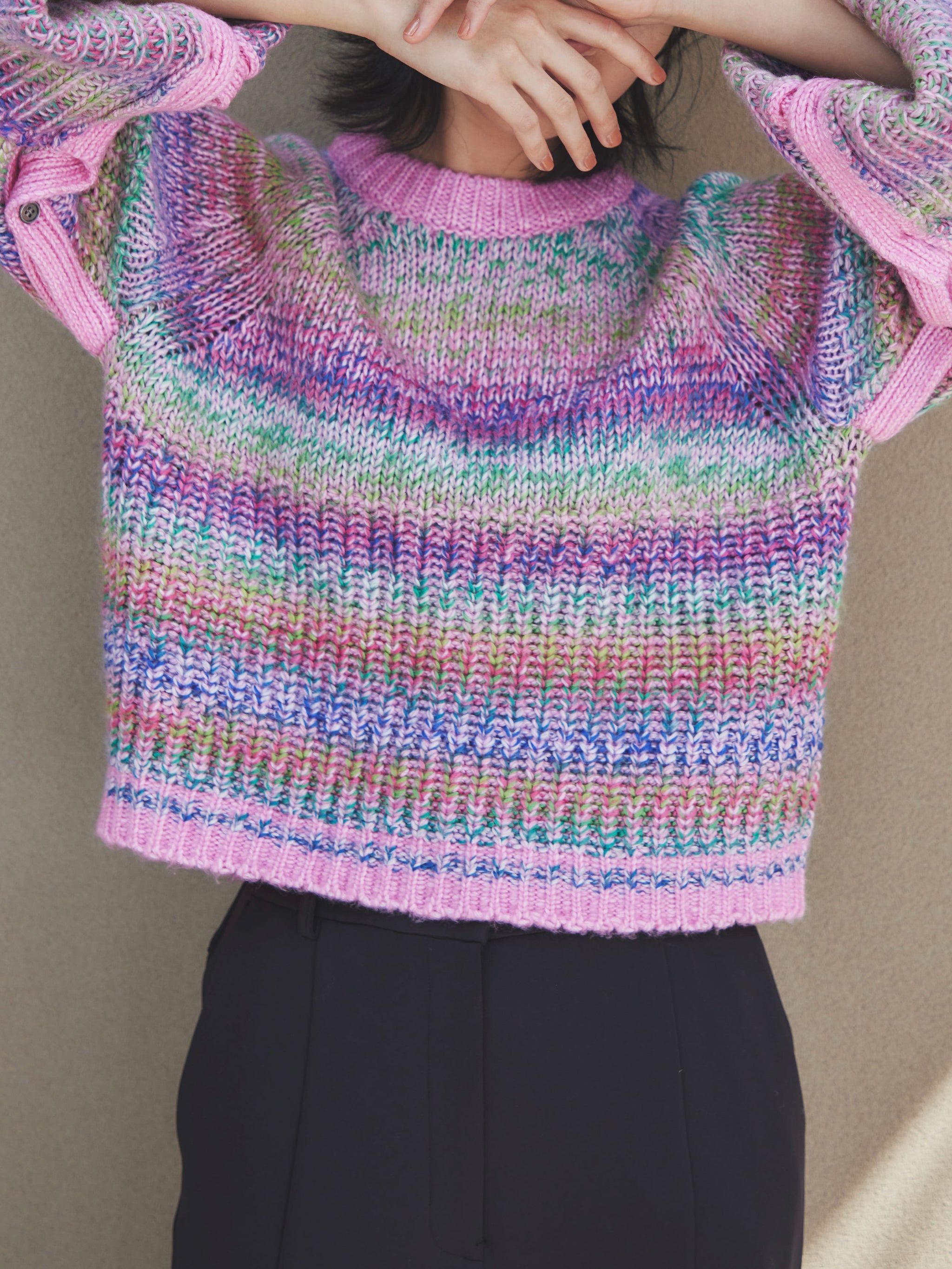 Mix Knit Pullover