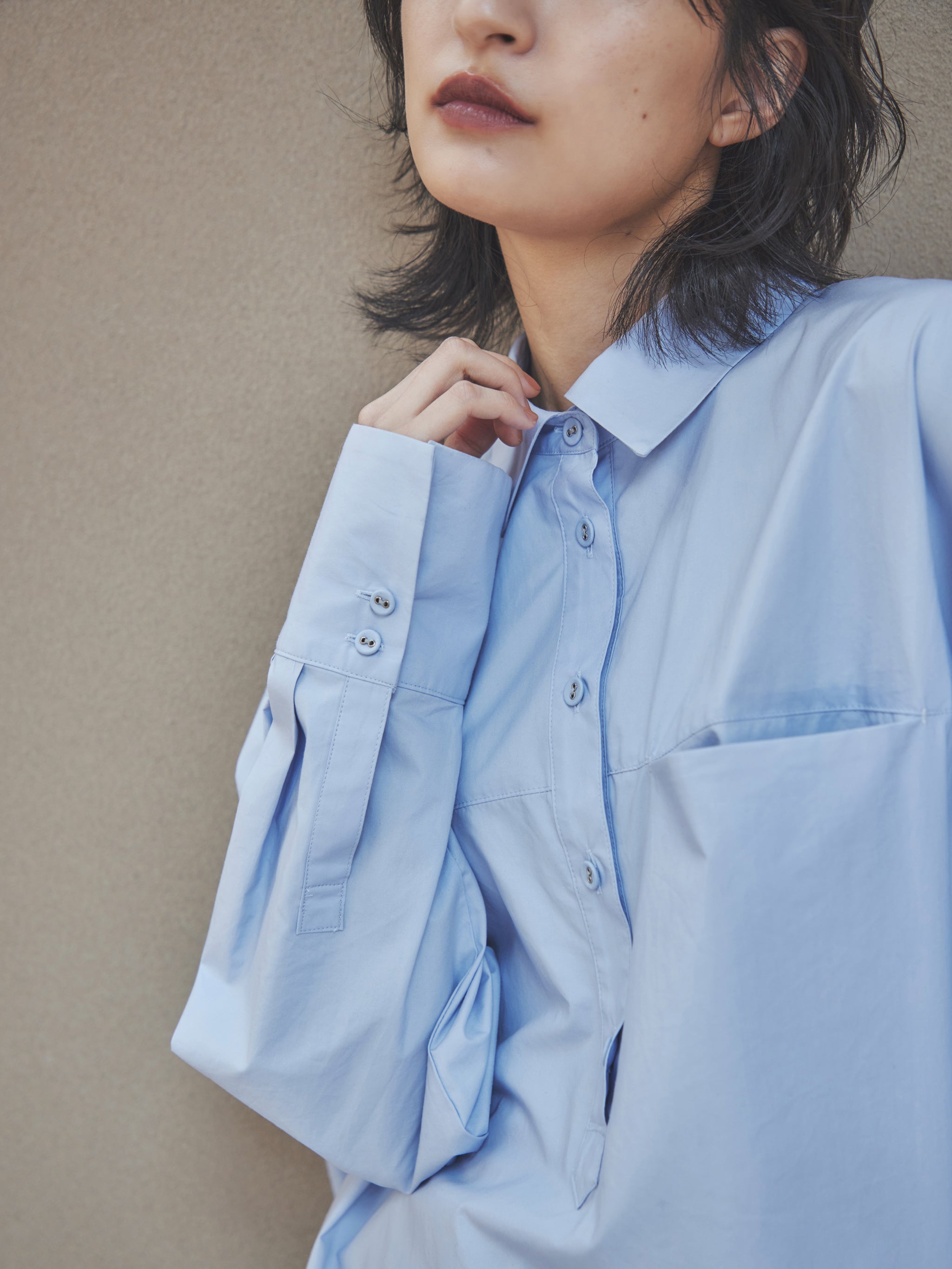 Cotton silk over shirt