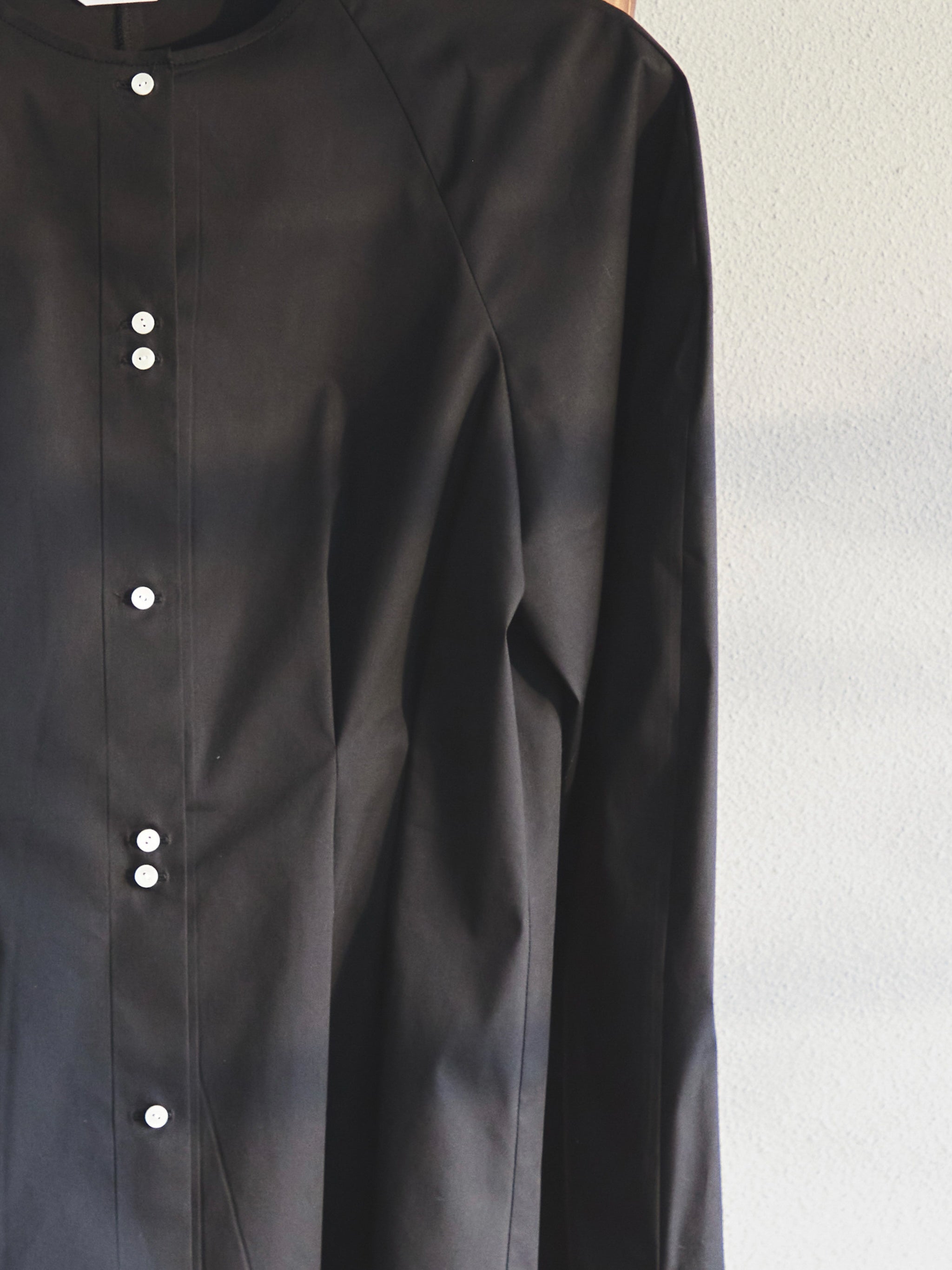 Waist shape mutton blouse