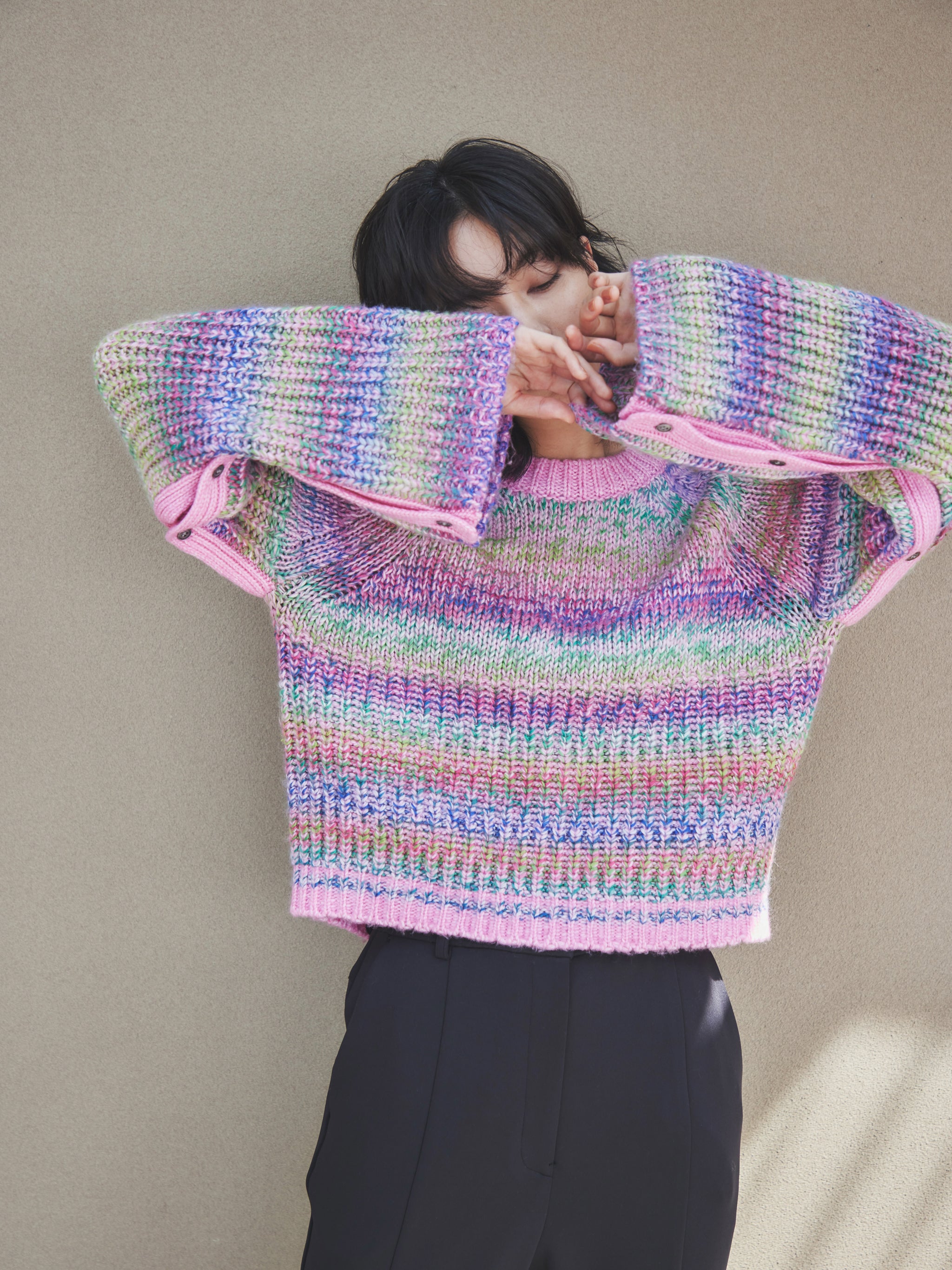 Mix Knit Pullover