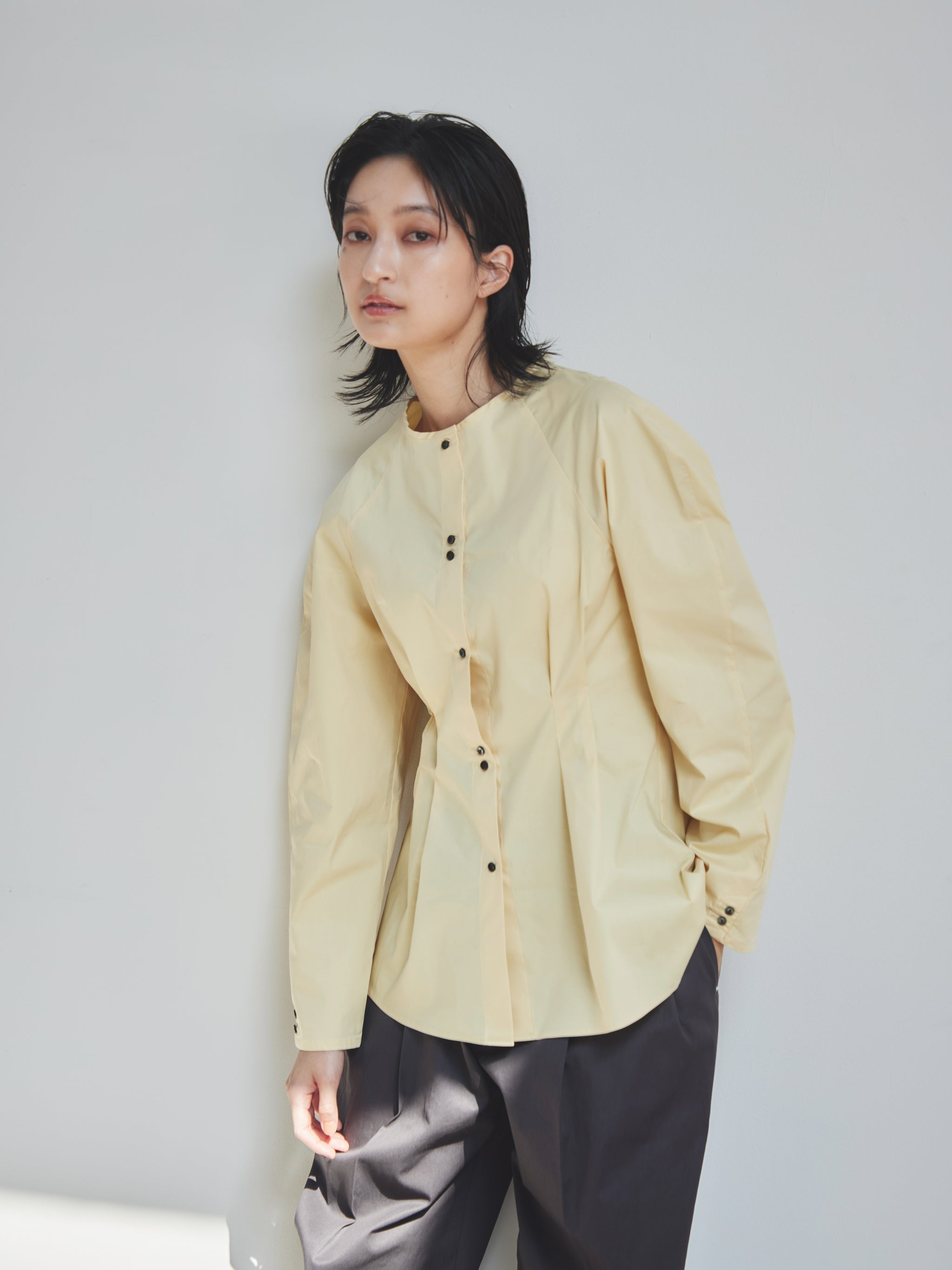 West shape mutton blouse