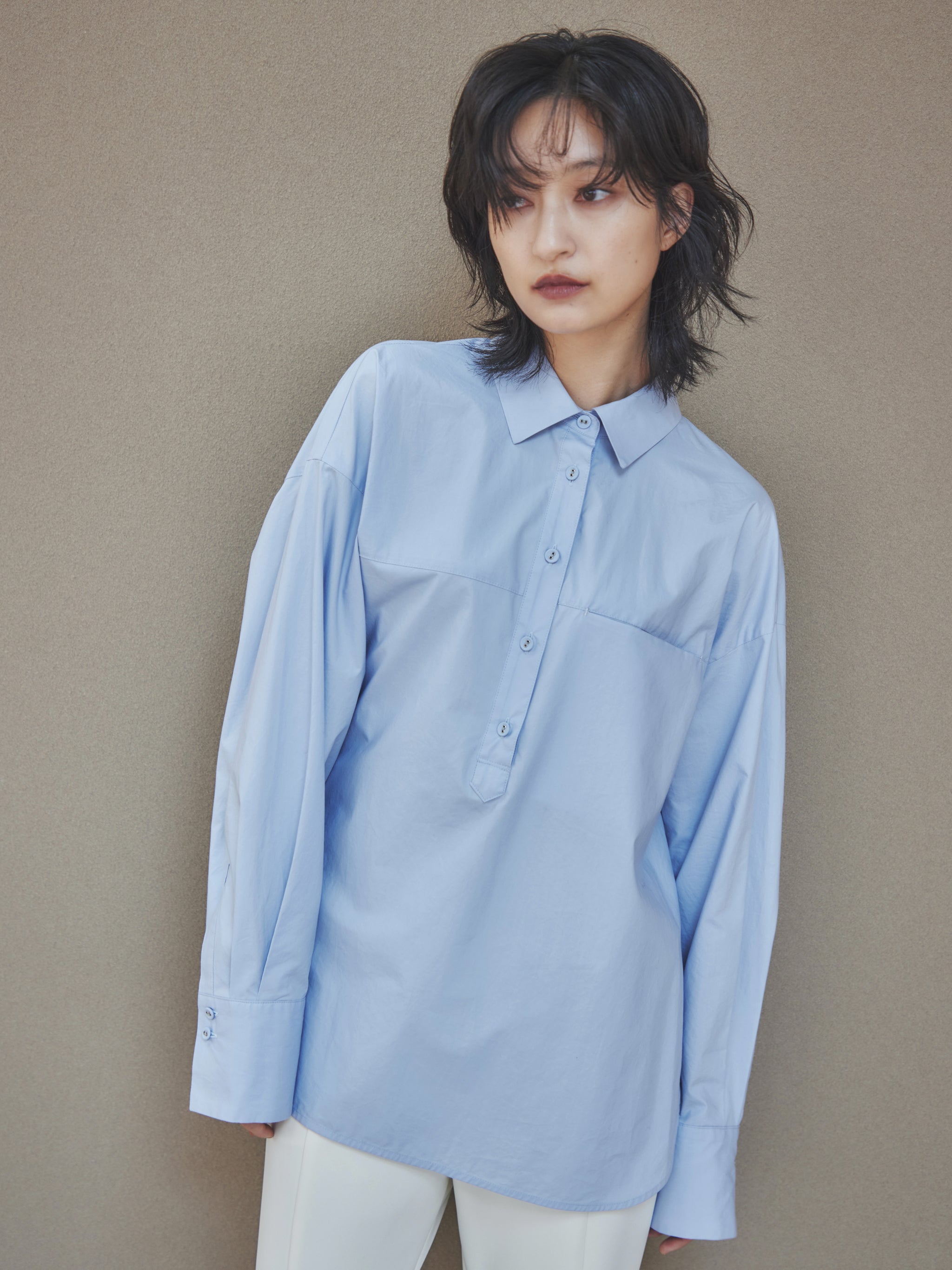 Cotton silk over shirt