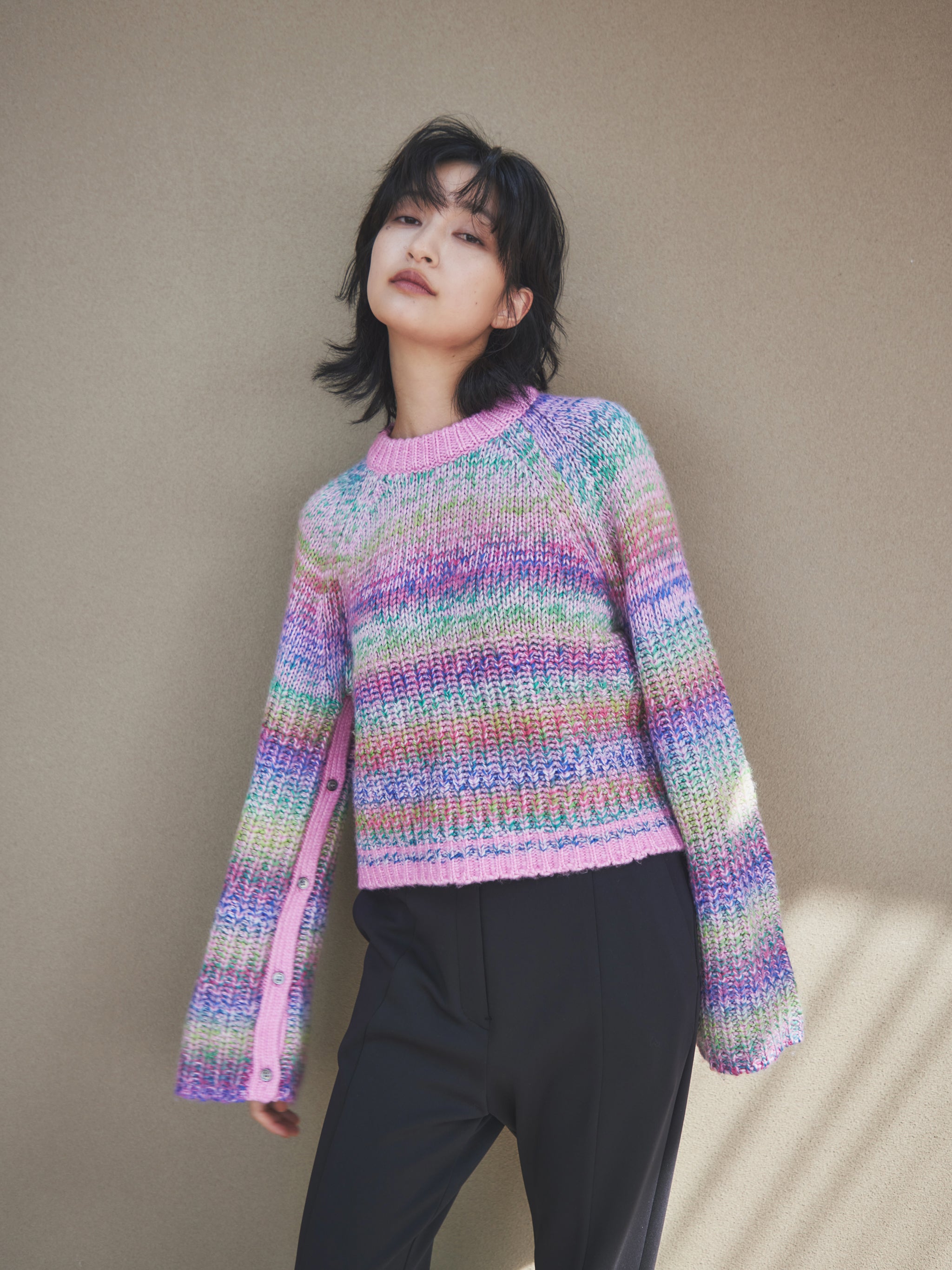 Mix Knit Pullover