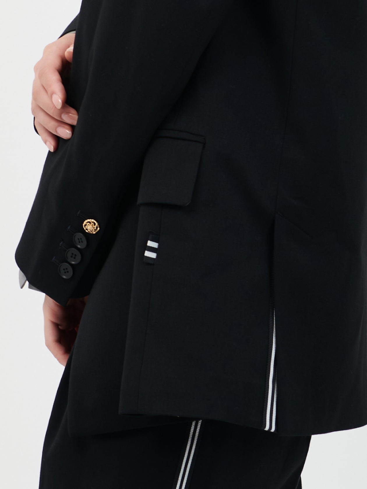 Powershoulder W jacket / black