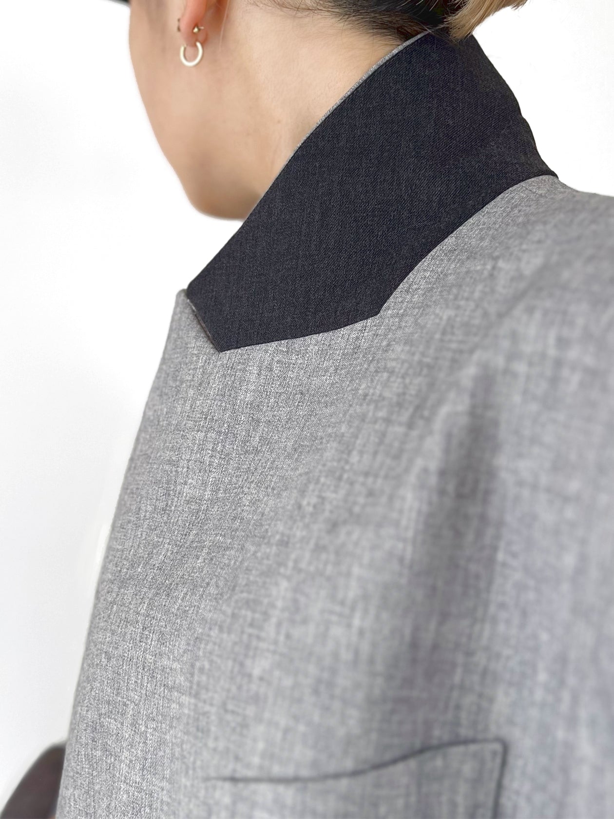 Powershoulder W jacket / gray