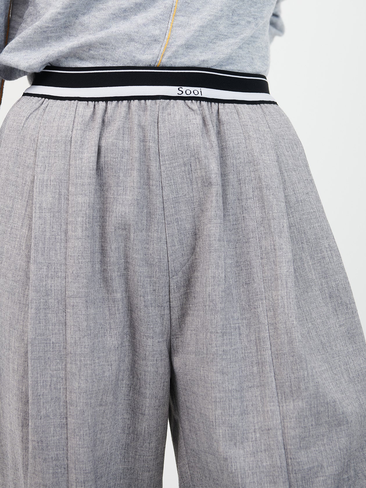 Sideline barrel pants / gray