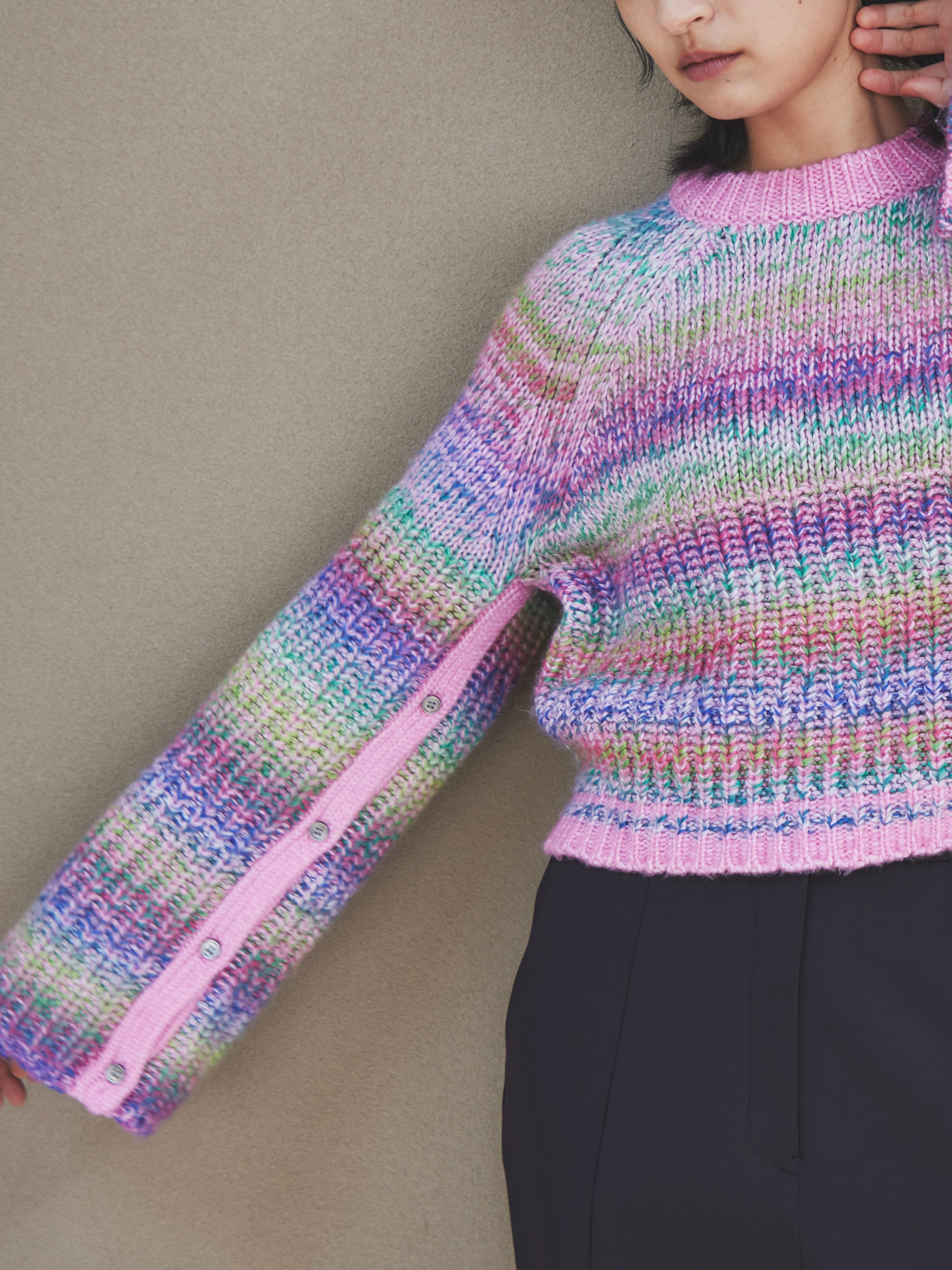 Mix Knit Pullover