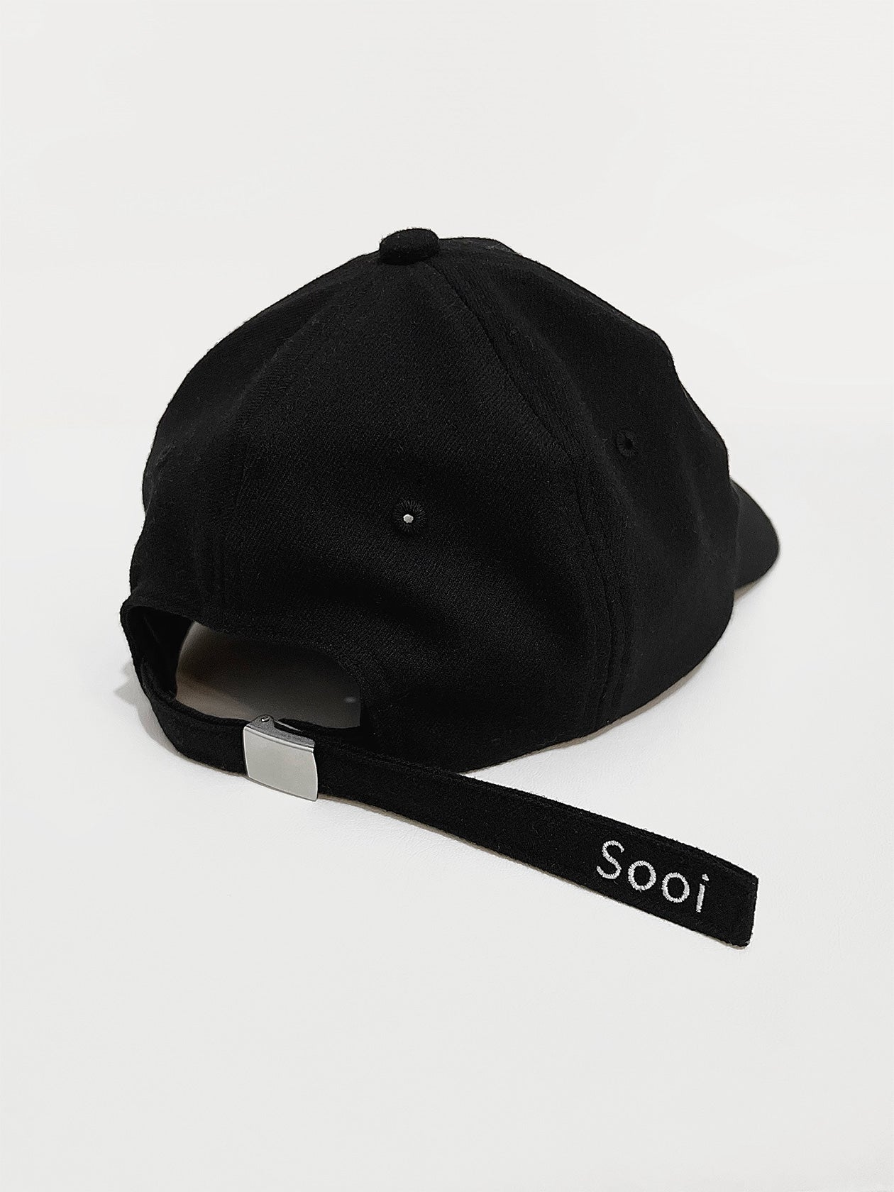 "S" Baseball cap / black