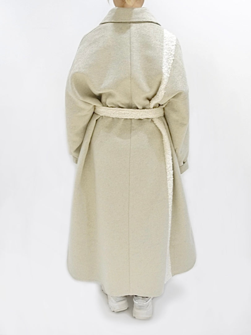 Long gown coat / beige