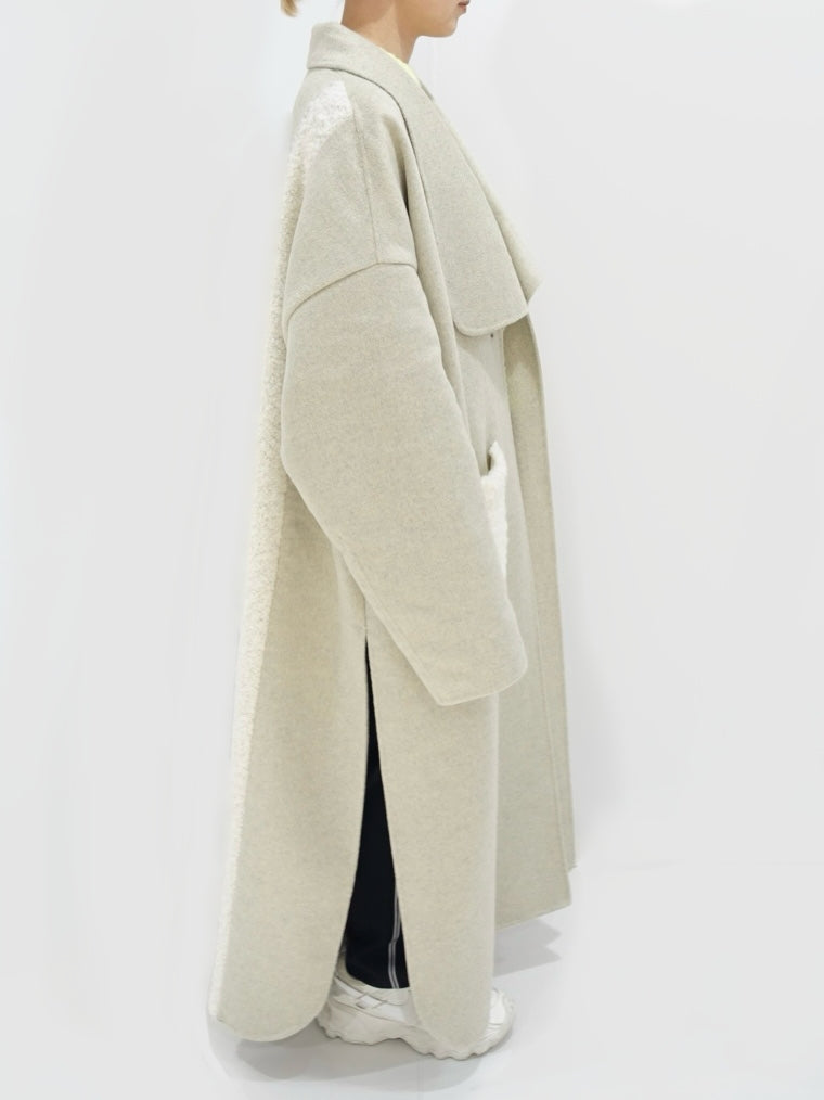 Long gown coat / beige